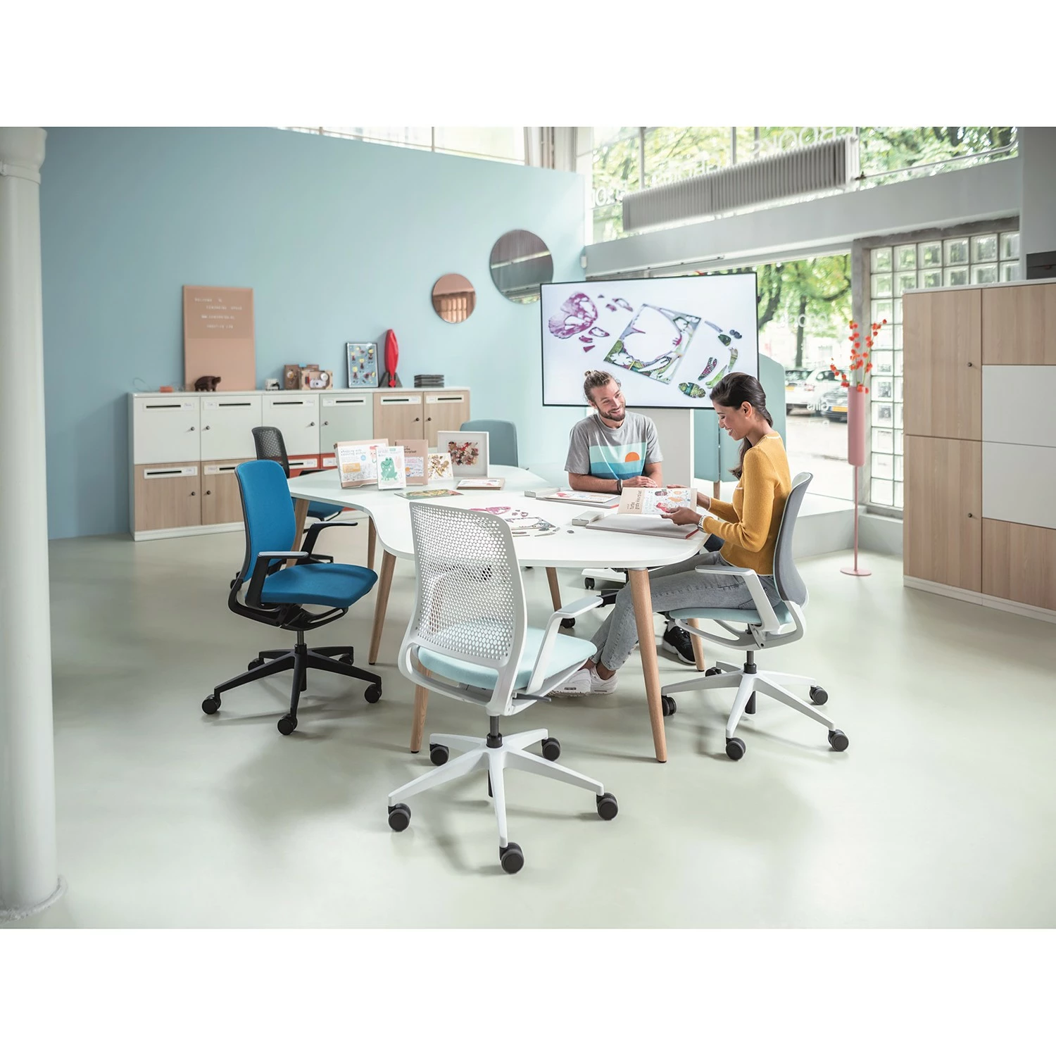 Sedus Bürostuhl se:motion III - Blau / Schwarz 4 Sedus Bürostuhl se:motion III - Blau / Schwarz – Bild 2