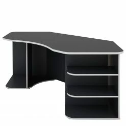 Furnitive Eckschreibtisch Crosswoods - Anthrazit / Weiß