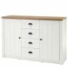 Norrwood Sideboard Proville II - Eiche Weiß Dekor / Eiche Dekor