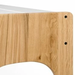 Temahome Schreibtisch Aura - Eiche teilmassiv - Matt Weiß / Eiche -Möbel Verkäufe 2024 1000214008 200527 06041500008 DETAILS P000000001000214008