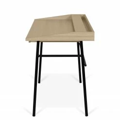 Temahome Schreibtisch Ply II - Eiche teilmassiv / Metall - Eiche Hell / Schwarz -Möbel Verkäufe 2024 1000214019 200527 06044300038 DETAILS P000000001000214019