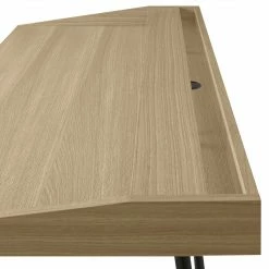 Temahome Schreibtisch Ply II - Eiche teilmassiv / Metall - Eiche Hell / Schwarz -Möbel Verkäufe 2024 1000214019 200527 06044600041 DETAILS P000000001000214019