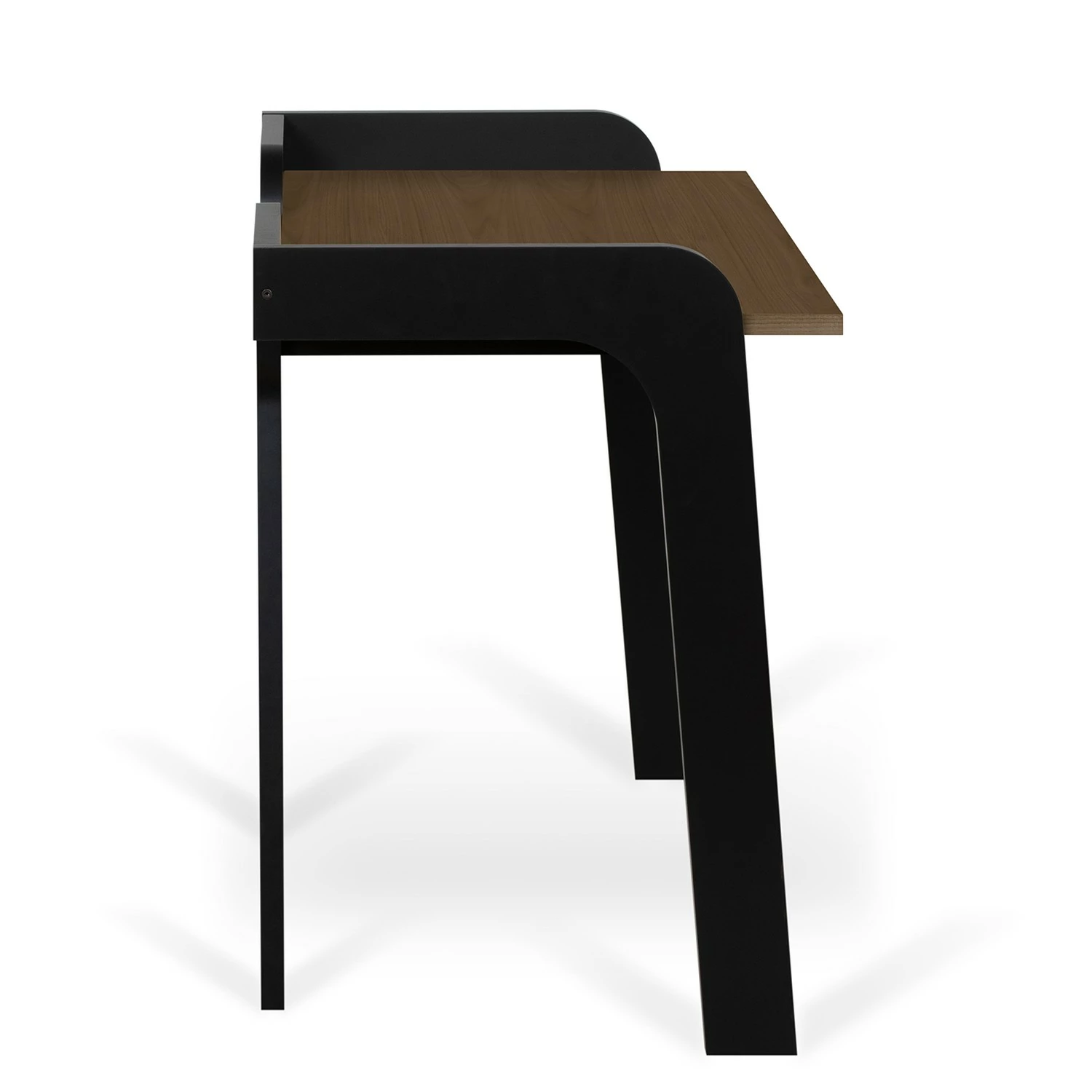 Temahome Schreibtisch Maya - Nussbaum / Schwarz 5 Temahome Schreibtisch Maya - Nussbaum / Schwarz – Bild 3