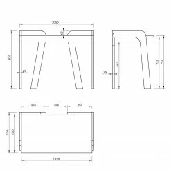 Temahome Schreibtisch Maya - Nussbaum / Schwarz 15 Temahome Schreibtisch Maya - Nussbaum / Schwarz -Möbel Verkäufe 2024 1000214022 200527 06051300067 SKETCH DETAILS P000000001000214022 sketch
