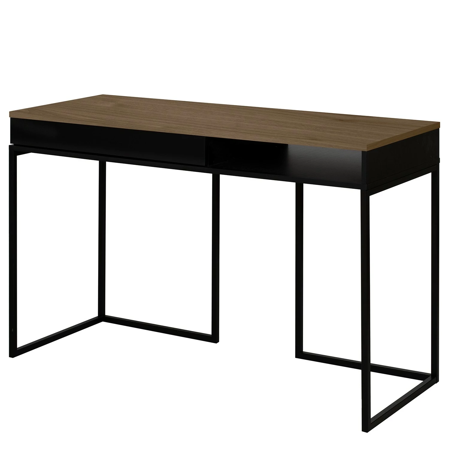 Temahome Schreibtisch City - Nussbaum / Schwarz 3 Temahome Schreibtisch City - Nussbaum / Schwarz