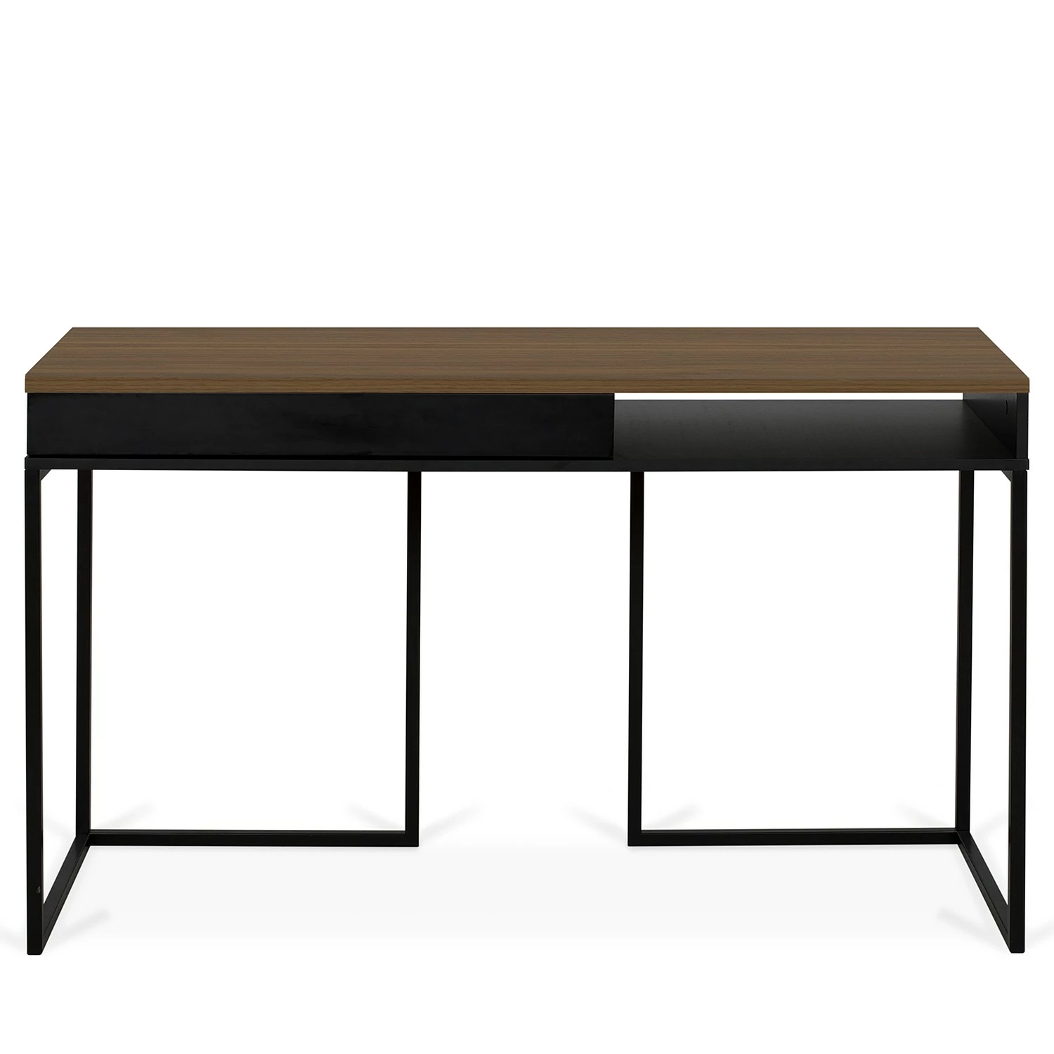 Temahome Schreibtisch City - Nussbaum / Schwarz 12 Temahome Schreibtisch City - Nussbaum / Schwarz – Bild 10