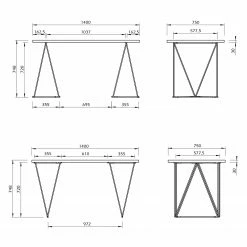 Temahome Schreibtisch Hueva I - Beton Dekor / Schwarz 19 Temahome Schreibtisch Hueva I - Beton Dekor / Schwarz -Möbel Verkäufe 2024 1000214066 200527 06062300159 SKETCH DETAILS P000000001000214066 sketch