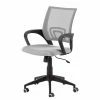 Furnitive Bürostuhl Elrick - Nylon & Mesh / Stahl - Grau / Schwarz