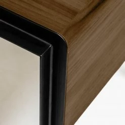 Furnitive Schreibtisch Newlin - Walnuss teilmassiv / Metall - Walnuss / Schwarz -Möbel Verkäufe 2024 1000214317 200609 07301400011 DETAILS P000000001000214317