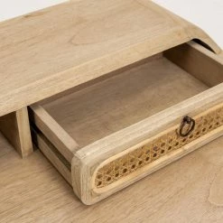 Furnitive Schreibtisch Nobhill - Mindi massiv / Rattan - Mindiholz / Wiener Geflecht -Möbel Verkäufe 2024 1000214325 200609 07305100053 DETAILS P000000001000214325