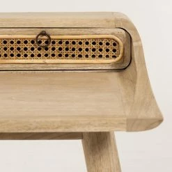 Furnitive Schreibtisch Nobhill - Mindi massiv / Rattan - Mindiholz / Wiener Geflecht -Möbel Verkäufe 2024 1000214325 200609 07305200055 DETAILS P000000001000214325