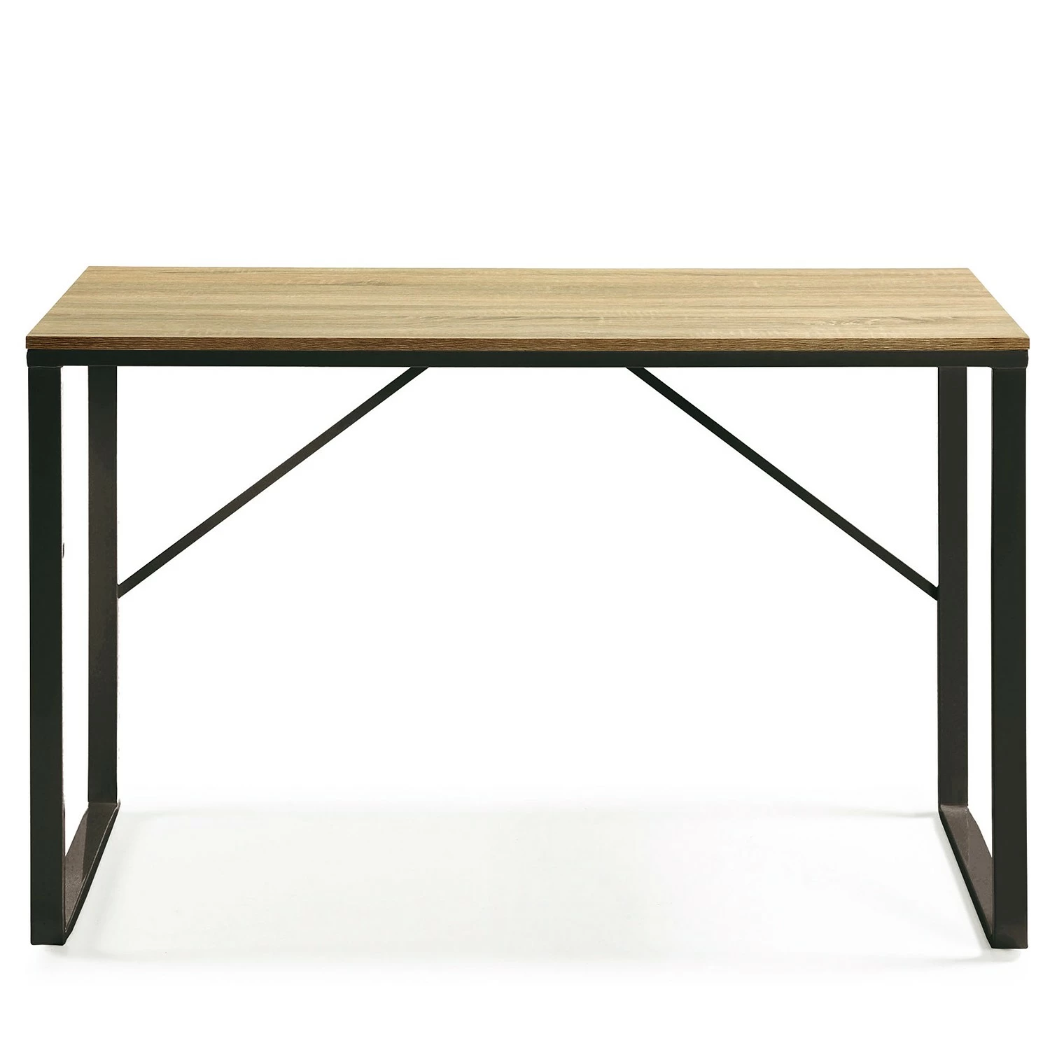 Furnitive Schreibtisch Tafton - Metall - Naturholz Dekor / Schwarz 7 Furnitive Schreibtisch Tafton - Metall - Naturholz Dekor / Schwarz – Bild 5