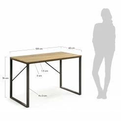 Furnitive Schreibtisch Tafton - Metall - Naturholz Dekor / Schwarz 15 Furnitive Schreibtisch Tafton - Metall - Naturholz Dekor / Schwarz -Möbel Verkäufe 2024 1000214326 200609 07310100065 SKETCH DETAILS P000000001000214326 sketch