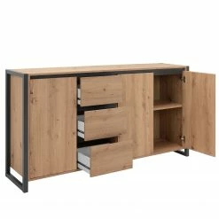 Red Living Sideboard Denville - Eiche Artisan Dekor / Anthrazit -Möbel Verkäufe 2024 1000214505 200608 14181400159 DETAILS P000000001000214505