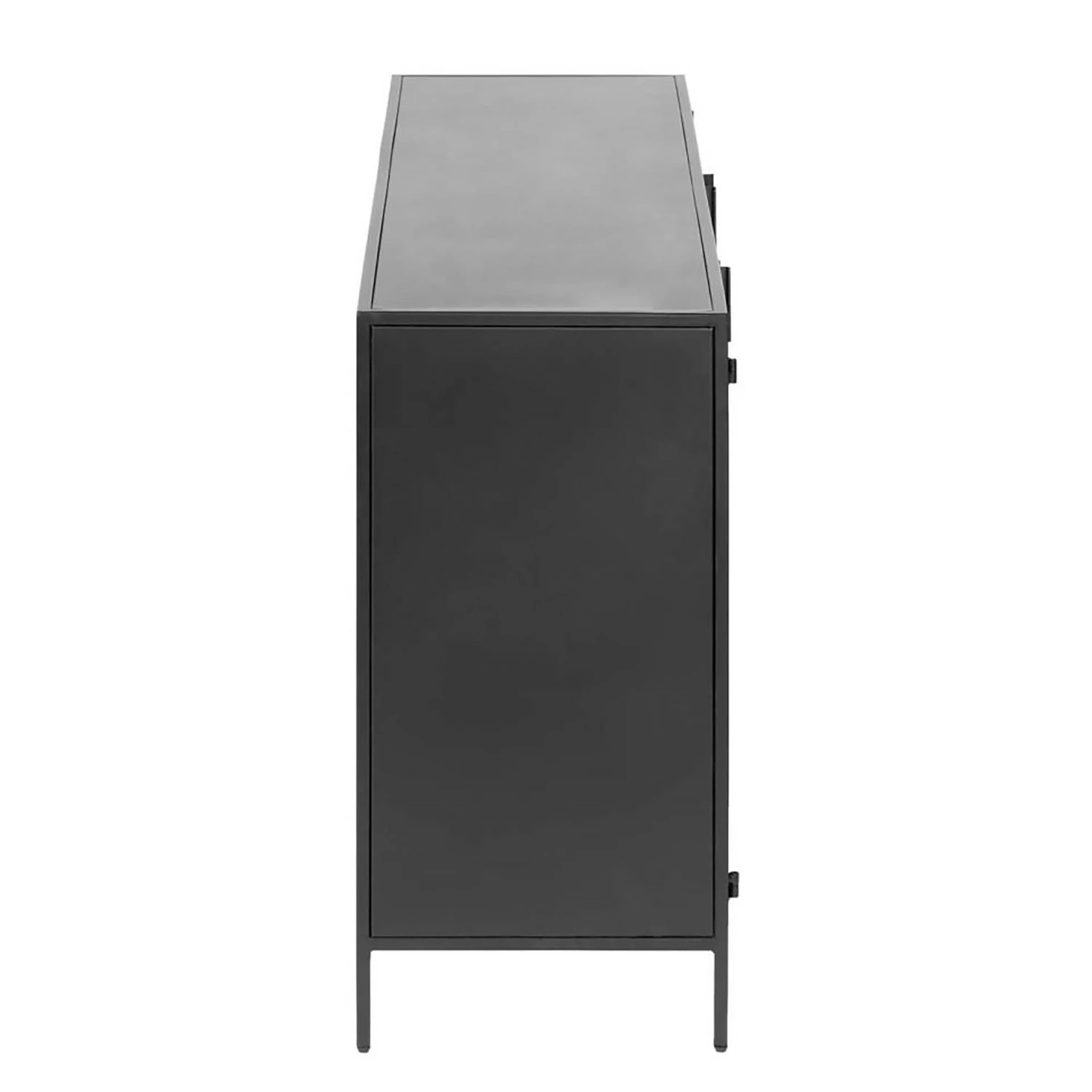 Red Living Sideboard Exford - Metall - Schwarz 5 Red Living Sideboard Exford - Metall - Schwarz – Bild 3