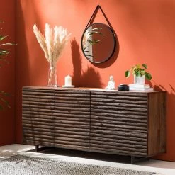 Studio Copenhagen Sideboard Kirley I - Akazie massiv - Akazie Dunkel -Möbel Verkäufe 2024 1000218062 210608 14180000013 MOOD DETAILS P000000001000218062 mood