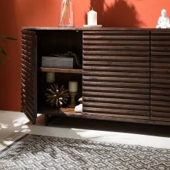 Studio Copenhagen Sideboard Kirley I - Akazie massiv - Akazie Dunkel -Möbel Verkäufe 2024 1000218062 210608 14180000015 DETAILS P000000001000218062