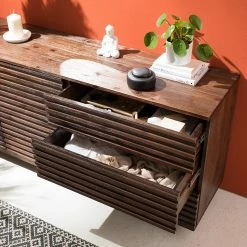 Studio Copenhagen Sideboard Kirley I - Akazie massiv - Akazie Dunkel -Möbel Verkäufe 2024 1000218062 210608 14180000017 DETAILS P000000001000218062