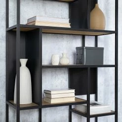 Studio Copenhagen Regal Flox II - Echtholzfurnier / Metall - Eiche / Schwarz -Möbel Verkäufe 2024 1000218118 211020 14272100042 DETAILS P000000001000218118