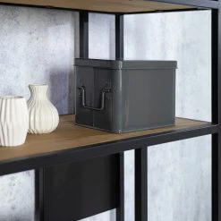 Studio Copenhagen Regal Flox II - Echtholzfurnier / Metall - Eiche / Schwarz -Möbel Verkäufe 2024 1000218118 211020 14272500053 DETAILS P000000001000218118