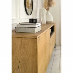 Studio Copenhagen Sideboard Flox II - Echtholzfurnier / Metall - Eiche / Schwarz -Möbel Verkäufe 2024 1000218135 211020 141438000049 DETAILS P000000001000218135 1