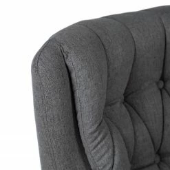 Jack & Alice Bürosessel Bracon II - Flachgewebe / Nylon - Dunkelgrau / Schwarz -Möbel Verkäufe 2024 1000218350 220330 045 DETAILS P000000001000218350