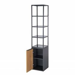 Red Living Regal Barview - Echtholzfurnier - Eiche / Anthrazit -Möbel Verkäufe 2024 1000218360 210318 07394300004 DETAILS P000000001000218360