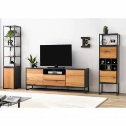 Red Living Regal Barview - Echtholzfurnier - Eiche / Anthrazit -Möbel Verkäufe 2024 1000218360 210413 12575600007 MOOD DETAILS P000000001000218360 mood