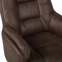 Furnitive Bürostuhl Grately - Microfaser / Nylon - Braun / Schwarz -Möbel Verkäufe 2024 1000218362 220330 055 DETAILS P000000001000218362