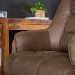 Furnitive Bürostuhl Grately - Microfaser / Nylon - Braun / Schwarz -Möbel Verkäufe 2024 1000218362 220623 022 MOOD DETAILS P000000001000218362 mood