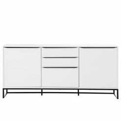 Fredriks Sideboard White Hall II - Matt Weiß / Schwarz -Möbel Verkäufe 2024 1000218367 210420 13404800002 DETAILS P000000001000218367