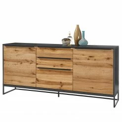 Red Living Sideboard Barview I - Echtholzfurnier - Eiche / Anthrazit -Möbel Verkäufe 2024 1000218372 201118 06053400027 DETAILS P000000001000218372