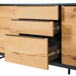 Red Living Sideboard Barview I - Echtholzfurnier - Eiche / Anthrazit -Möbel Verkäufe 2024 1000218372 210420 14110100005 DETAILS P000000001000218372