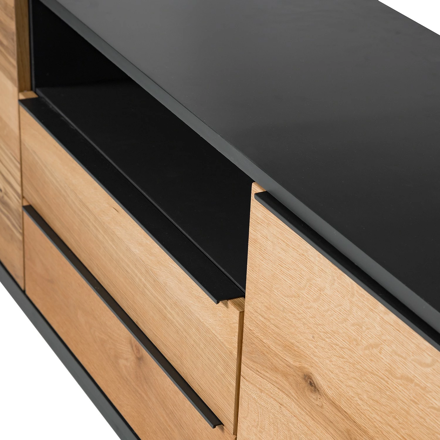 Red Living Sideboard Barview II - Echtholzfurnier - Eiche / Anthrazit 17 Red Living Sideboard Barview II - Echtholzfurnier - Eiche / Anthrazit – Bild 15