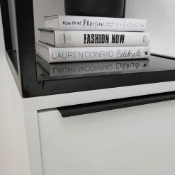 Fredriks Regal White Hall - Matt Weiß / Schwarz -Möbel Verkäufe 2024 1000218374 210316 08014900004 DETAILS P000000001000218374