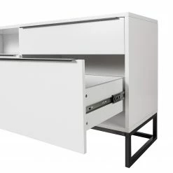 Fredriks Lowboard White Hall II - Matt Weiß / Schwarz 30 Fredriks Lowboard White Hall II - Matt Weiß / Schwarz -Möbel Verkäufe 2024 1000218377 210311 10581700020 DETAILS P000000001000218377