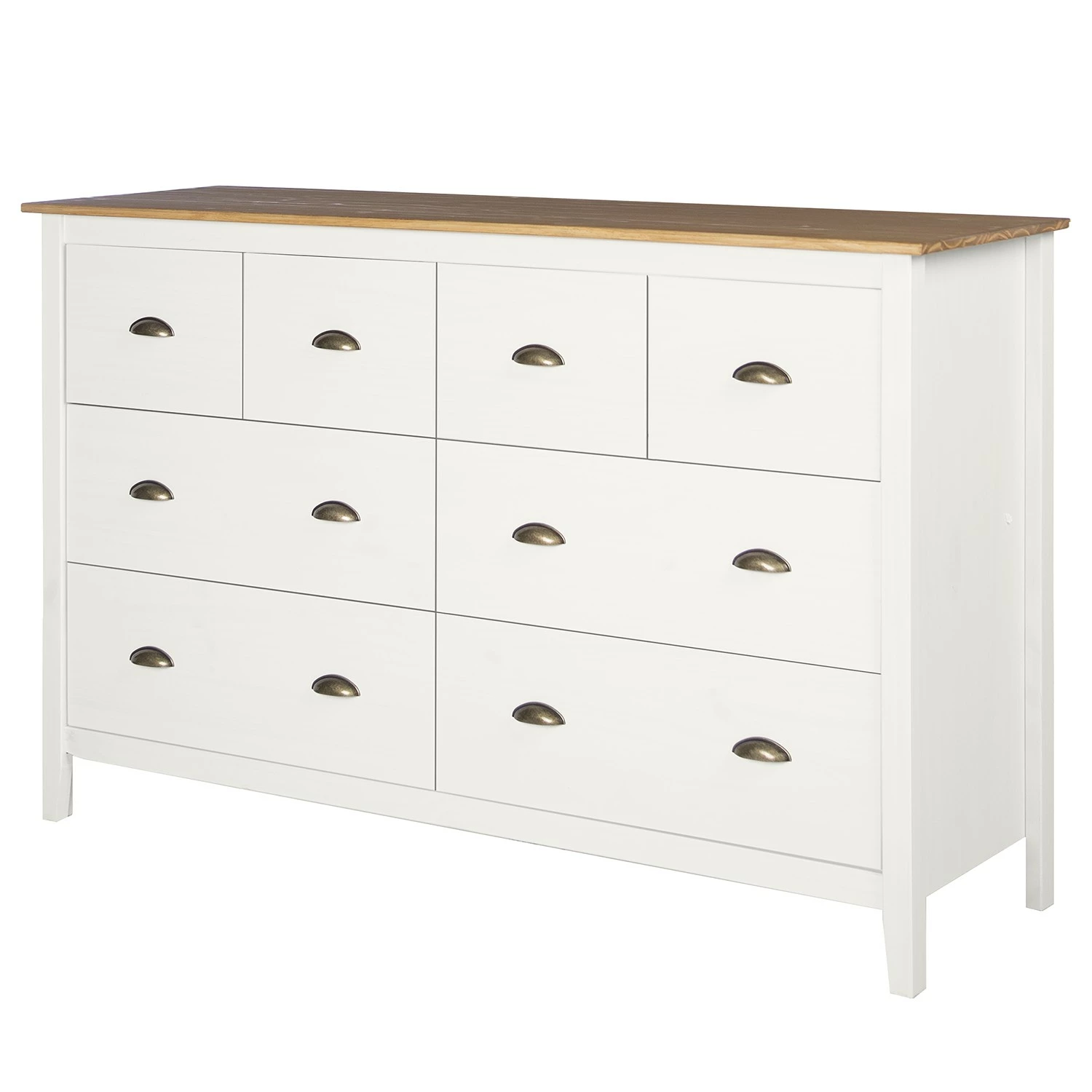 Maison Belfort Sideboard Rivery II - Kiefer massiv - Weiß 3 Maison Belfort Sideboard Rivery II - Kiefer massiv - Weiß