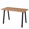Furnitive Schreibtisch Lubok - Metall - Eiche Dunkel Dekor / Schwarz -Möbel Verkäufe 2024 1000219021 200716 06274400001 IMAGE P000000001000219021