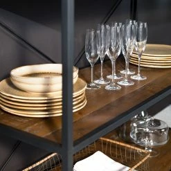 Ars manufacti Regal Grasby - Altholz Pinie / Metall - Pinie Dunkel / Schwarz -Möbel Verkäufe 2024 1000219219 220301 030 DETAILS P000000001000219219