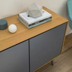 Studio Copenhagen Sideboard Danica - Echtholzfurnier - Matt Dunkelgrau / Esche -Möbel Verkäufe 2024 1000220479 201113 13035100052 DETAILS P000000001000220479