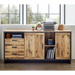 Ridgevalley Sideboard Priay - Lärche Dekor / Graphit -Möbel Verkäufe 2024 1000220687 200819 06372700121 MOOD DETAILS P000000001000220687 mood