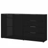 Germania Sideboard Oakland II - Glas - Schwarz