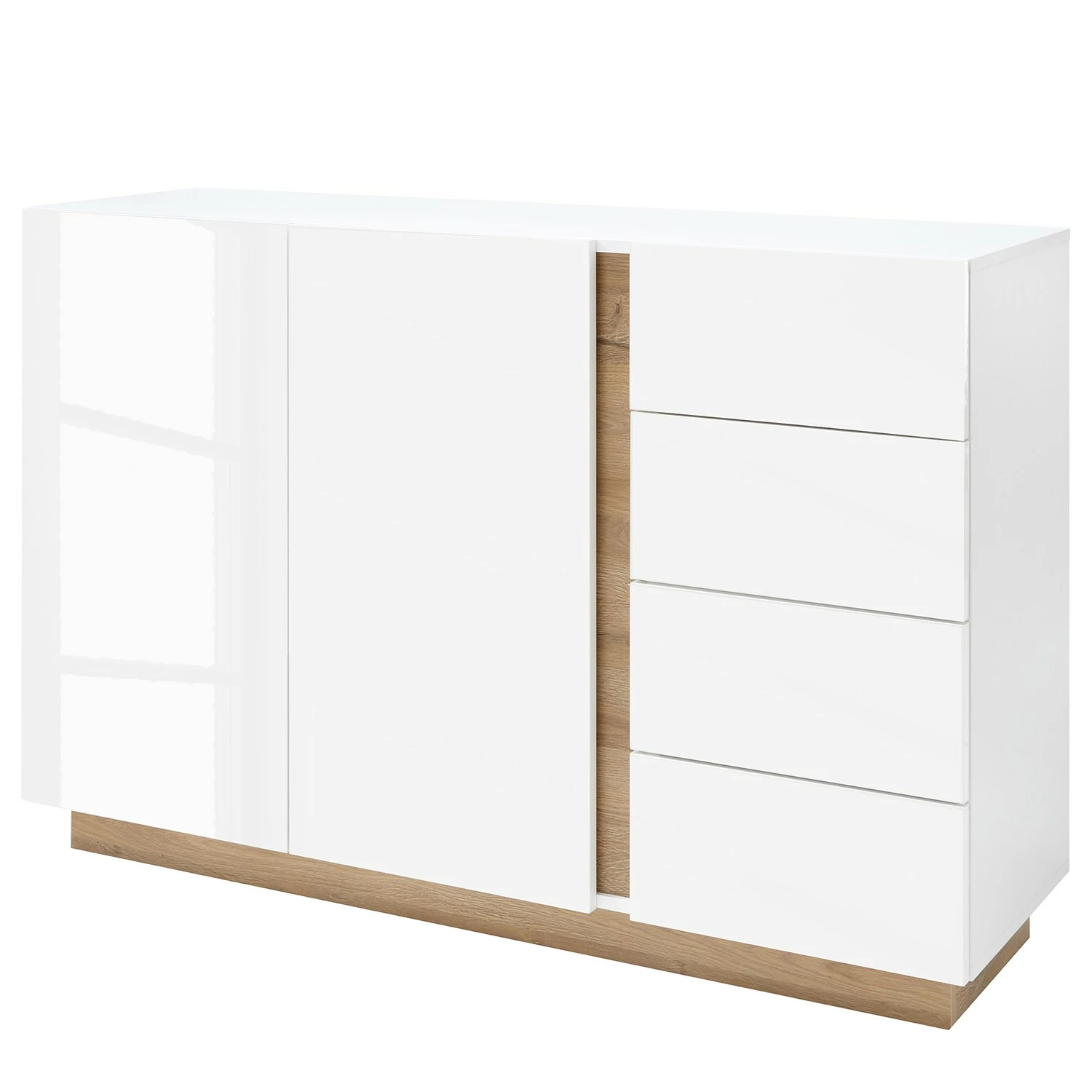 Loftscape Sideboard Cailla III - Hochglanz Weiß 3 Loftscape Sideboard Cailla III - Hochglanz Weiß