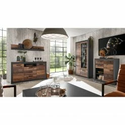 Red Living Sideboard Buzan - Altholz Dekor / Anthrazit -Möbel Verkäufe 2024 1000223919 200828 15453400093 MOOD DETAILS P000000001000223919 mood