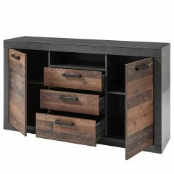 Red Living Sideboard Buzan - Altholz Dekor / Anthrazit -Möbel Verkäufe 2024 1000223919 200828 15454800096 DETAILS P000000001000223919