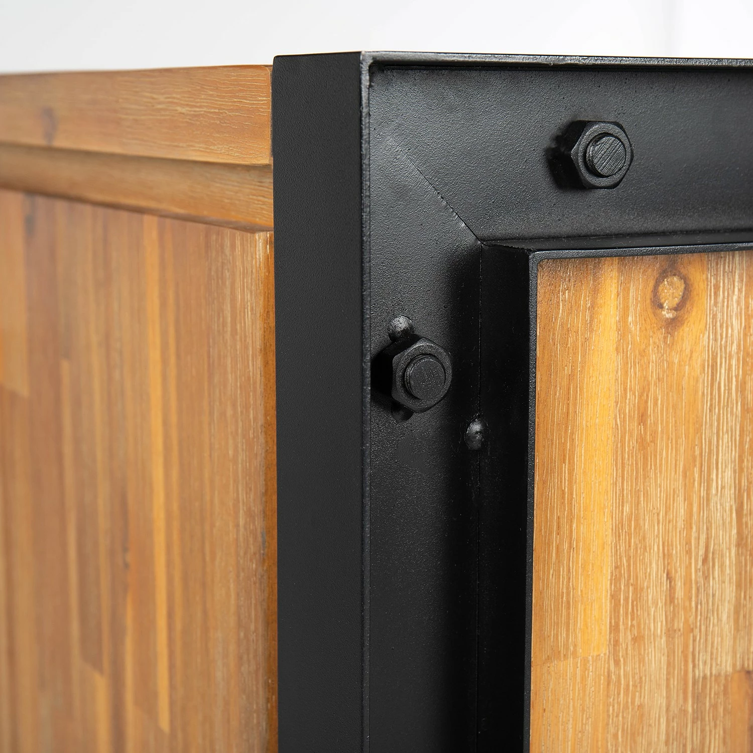 Ars manufacti Sideboard Urban Industry I - Akazie teilmassiv / Metall - Akazie / Schwarz 15 Ars manufacti Sideboard Urban Industry I - Akazie teilmassiv / Metall - Akazie / Schwarz – Bild 13