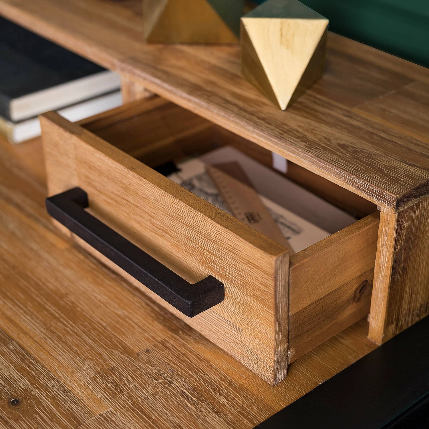 Ars manufacti Schreibtisch Urban Industry - Akazie massiv / Metall - Akazie / Schwarz 11 Ars manufacti Schreibtisch Urban Industry - Akazie massiv / Metall - Akazie / Schwarz – Bild 9