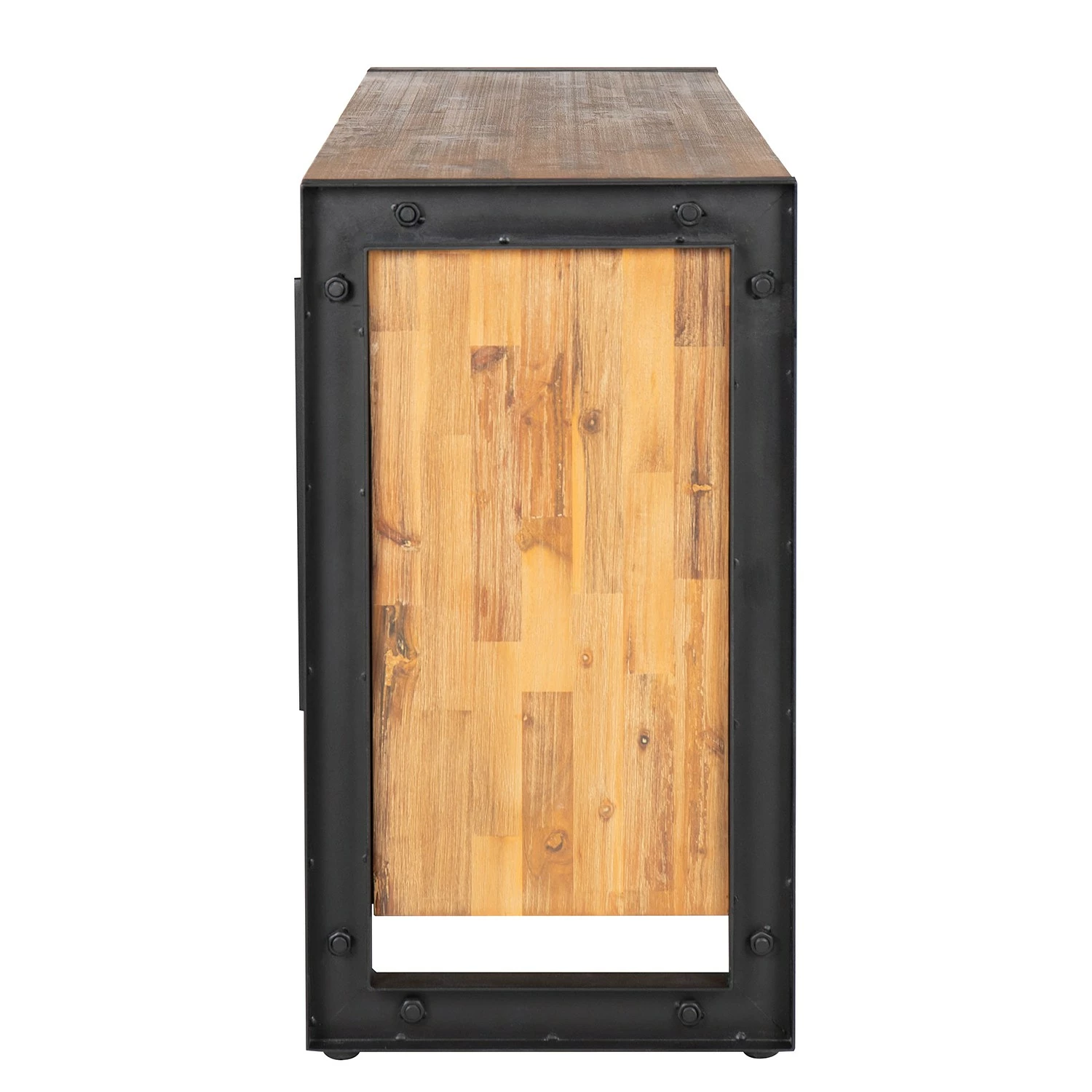 Ars manufacti Sideboard Urban Industry II - Akazie teilmassiv / Metall - Akazie / Schwarz 13 Ars manufacti Sideboard Urban Industry II - Akazie teilmassiv / Metall - Akazie / Schwarz – Bild 11