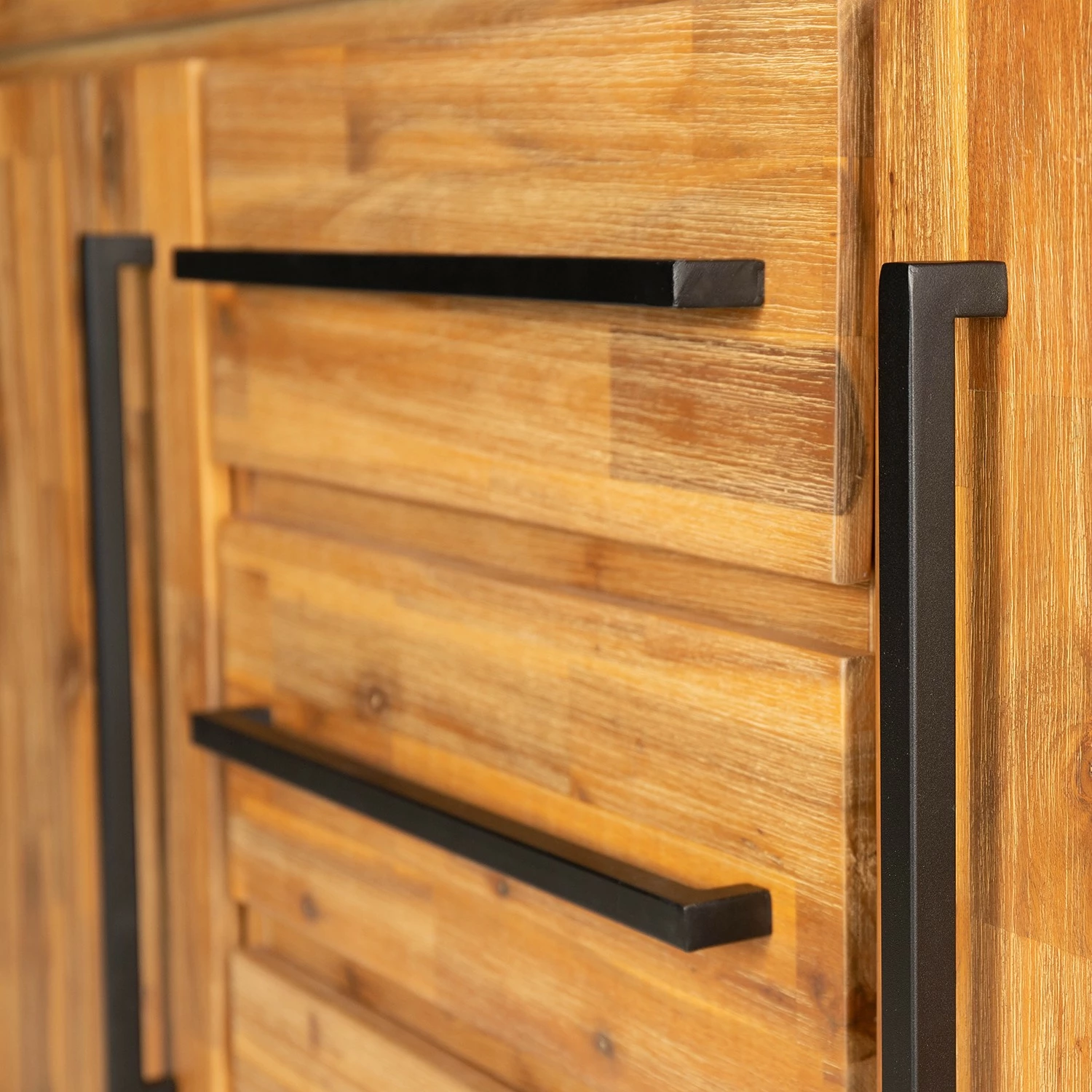 Ars manufacti Sideboard Urban Industry II - Akazie teilmassiv / Metall - Akazie / Schwarz 24 Ars manufacti Sideboard Urban Industry II - Akazie teilmassiv / Metall - Akazie / Schwarz – Bild 22