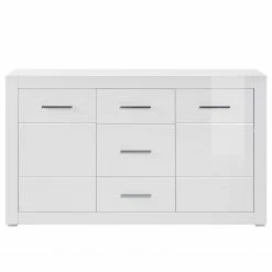 Loftscape Sideboard Bricktown II - Hochglanz Weiß / Matt Weiß -Möbel Verkäufe 2024 1000224403 200904 12224100089 DETAILS P000000001000224403